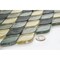 Andova Tiles SAMPLE Plume 225 x 125 Glass Novelty Mosaic Wall Tile SAM-ANDPLU516 - alternate 2